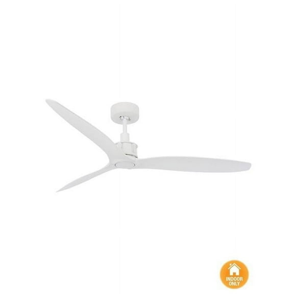 Lucci Air 212916010 52 in. Viceroy DC Fan, Matte White