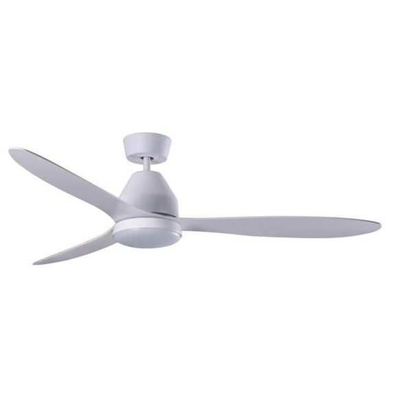 Lucci Air 21304301 Lucci Air Whitehaven 56-inch Ceiling Fan with Light Kit in White