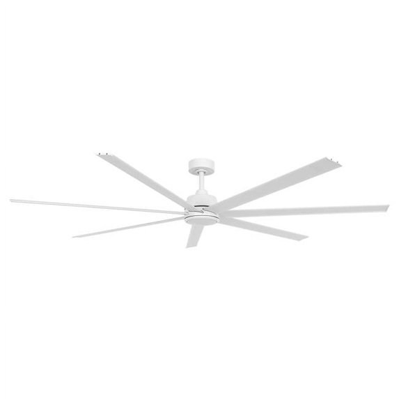 Lucci Air Atlanta 72" Indoor/Outdoor Ceiling Fan with Light and Remote, Modern Outdoor Ceiling Fan with Lights, Damp Rated, Energy Efficient DC Motor