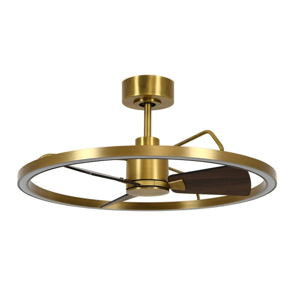 Lucci Air Cessna 28" Ceiling Fan with Light and Remote, Modern LED Ceiling Fan for Bedroom, Energy Efficient DC Motor, Modern Fandelier