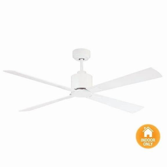 Lucci Air 210521010 52 in. Airfusion Climate DC Fan Only, White