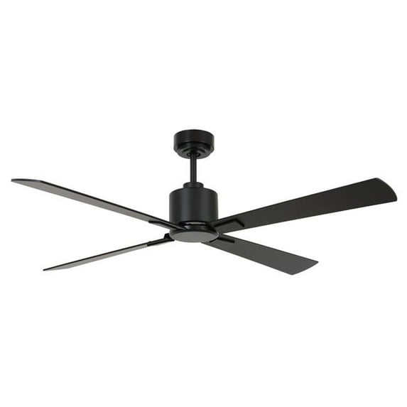 Lucci Air 510529010 52 in. Climate DC Ceiling Fan, Black