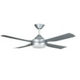 thumbnail image 1 of Lucci Air Moonah 52" Ceiling Fan with Light and Remote, Damp Rated, Modern Silver LED Ceiling Fan for Living Room, 1 of 2