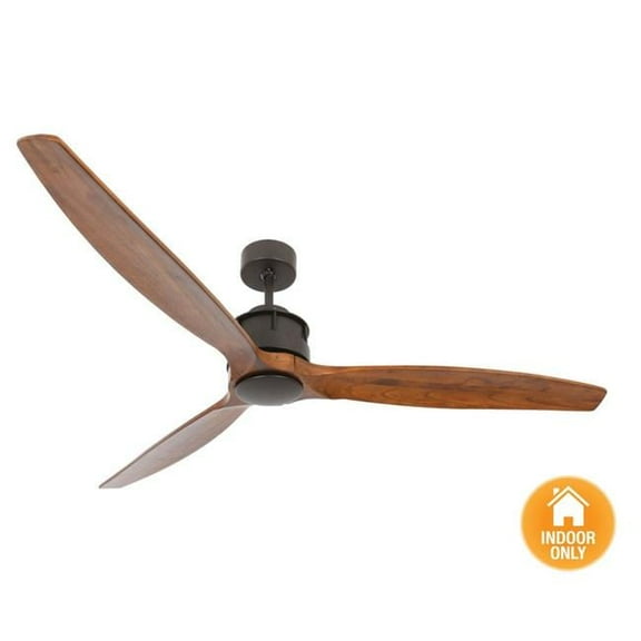 Lucci Air Akmani 60 DC Ceiling Fan, Oil Rubbed Bronze and Koa