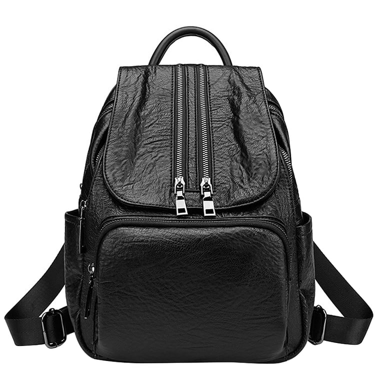 Luccia Vegan Leather Chic Backpack For Travel, School, Work  display picture 1