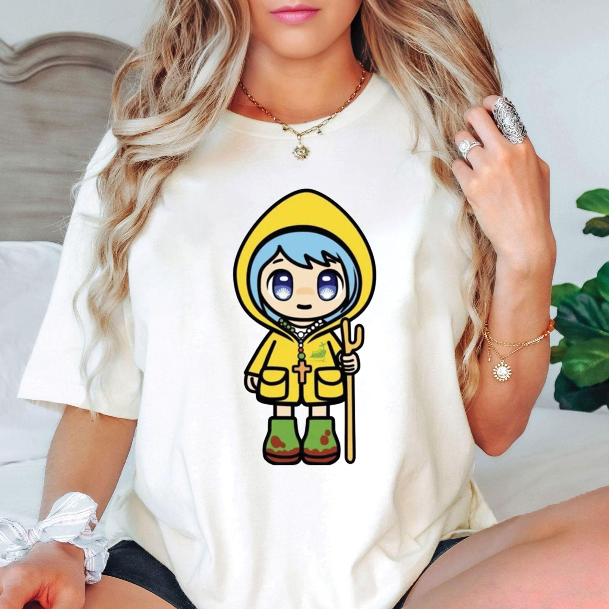 Luce Catholic Pilgrim Anime Mascot Of The 2025 Jubilee Shirt