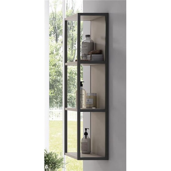 Lucena Bath 3932 Scala Tall Open Unit Tower, Quarzo