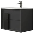 thumbnail image 1 of Lucena Bath Decor Cristal 40" Wood Vanity with Ceramic Sink in Gray, 1 of 1