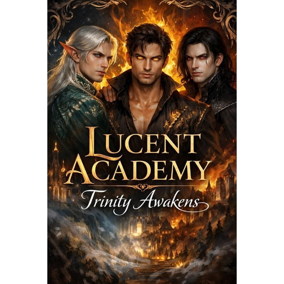 Lucent Academy Lucent Academy: Trinity Awakens: Reverse Harem Romantasy, Book 1, (Paperback)