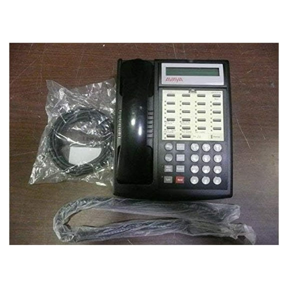 Lucent/Avaya Euro Series 1 Black 18 Button Speakerphone - Partner 18D Phone System - 108236712 / 108883257 - Black Display Phone