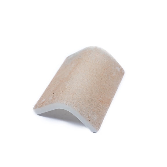 Lucenza 2x2 in. Clay Beige Matte Recycled Glass Corner L-shape Wall and Floor Tile (2.8 sq ft/case, 96-Pack)