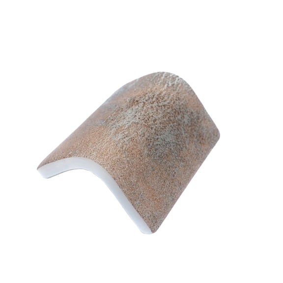 Lucenza 2x2 in. Taupe Matte Recycled Glass Corner L-shape Wall and Floor Tile (2.8 sq ft/case, 96-Pack)