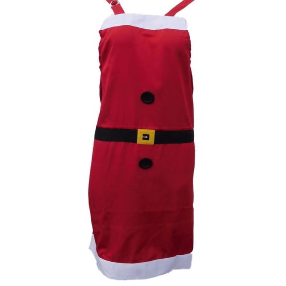 Lucerne Santa Claus Helper Red Kitchen Bib Apron Christmas Cooking
