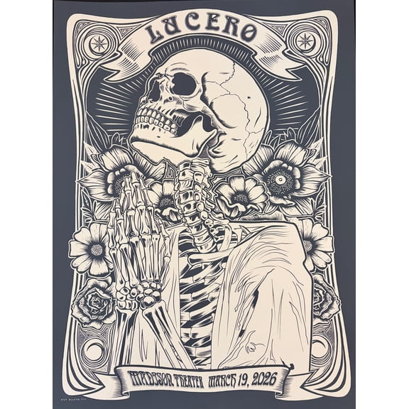 Lucero Official Concert Poster Covington, Ky, Artist Proof Screen Print, Poster Only