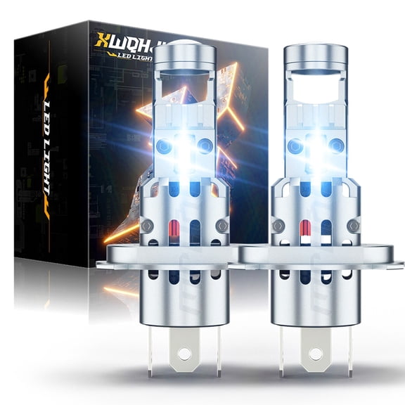 Luces Fuertes Para Auto Coche Luz Carro Bulbs Kit H4 9003 LED Blanco Hi/low Beam