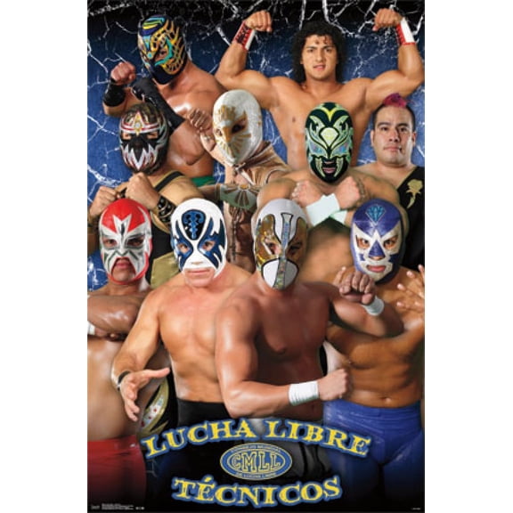 Lucha Libre - Tecnicos Poster Print (22 x 34)
