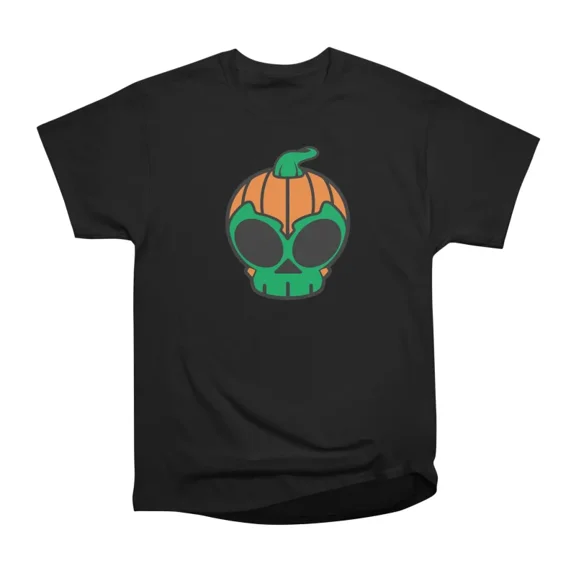 Lucha Skull Pumpkin T-Shirt Tee Gift For Him Merch For Her Apparel For Friend