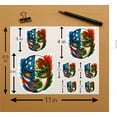 thumbnail image 1 of Mascara De Luchador Wrestler Mask USA-Mexico Flag Fusion Vinyl Sticker Decal Set – Full Color, Laminated, Weatherproof – for Cars, Laptops, Toolboxes, Coolers, and More, 1 of 5