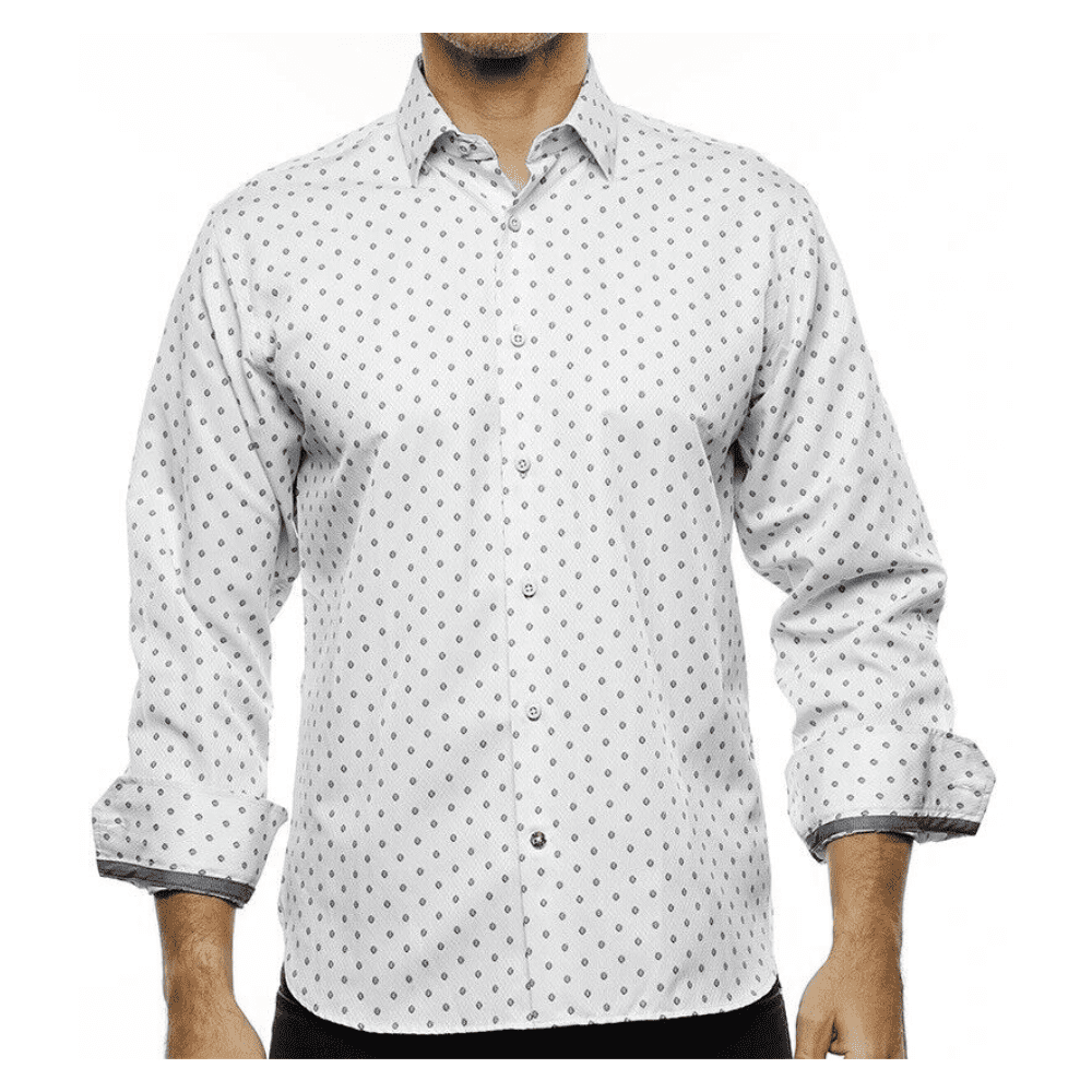 Luchiano Visconti Slim Fit Polo Shirt FC-5001 Multi Rainbow Space Dyed