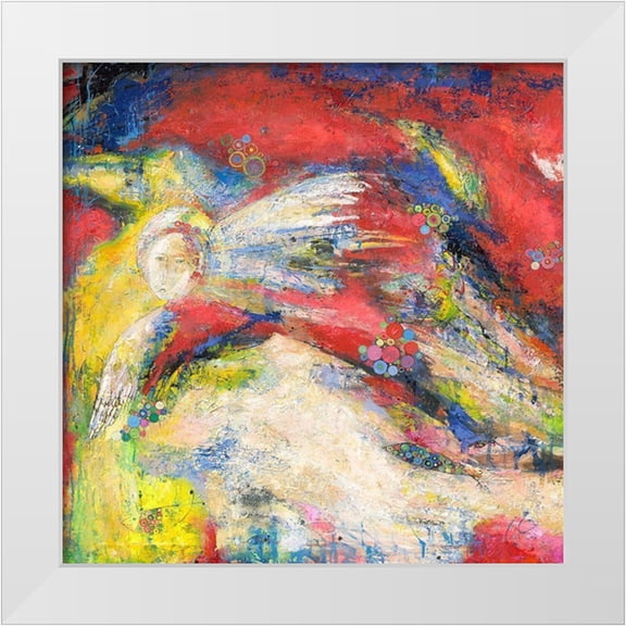 Luci 12x12 White Modern Wood Framed Museum Art Print Titled - Florentiner Engel