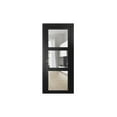 thumbnail image 1 of Lucia 2555 Matte Black, Sliding Pocket Door with Clear Glass - 36" х 96", 1 of 6