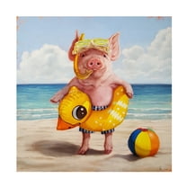 Trademark Fine Art Lucia Heffernan Baked Ham Canvas Wall Art - 14x14