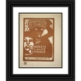 thumbnail image 1 of Lucia Vernarelli 12x14 Black Ornate Wood Framed Double Matted Museum Art Print Titled: Congress to Unite Women (1970), 1 of 5