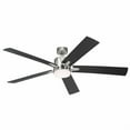 thumbnail image 1 of 330060PN Kichler Lighting Lucian Elite XL - 5 Blade Ceiling Fan with Light Kit In Modern Style-14.25 Inches Tall and 60 Inches Wide-Polished Nickel, 1 of 15