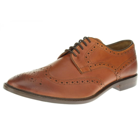 Luciano Natazzi Mens Dress Shoes Full Grain Leather Wingtip Oxford Lace-Up SL301