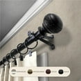 thumbnail image 1 of Lucid 13/16" Curtain Rod 120-170 inch - Black, 1 of 2