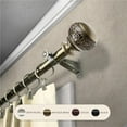thumbnail image 1 of Lucid 13/16" Curtain Rod 48-84 inch - Antique Brass, 1 of 2