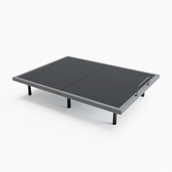 Lucid Advanced Power Adjustable Bed Base with Wireless Remote, Adjustable Head and Foot Incline, King/Split King