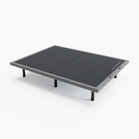 Lucid Advanced Power Adjustable Bed Base with Wireless Remote, USB Ports, Adjustable Head and Foot Incline, Full