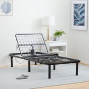 Lucid Basic Remote Controlled Steel Adjustable Bed Base, Twin XL