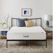 Lucid Bliss Queen Tight Top 12" Medium Plush Memory Foam Mattress with Gel Infusion and Ventilation
