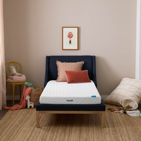 Lucid Bliss Queen Tight Top 5" Firm Memory Foam Mattress with Gel Infusion and Ventilation