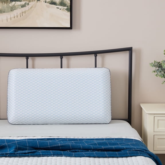 Lucid Cooling Charcoal Gel Memory Foam Pillow, King