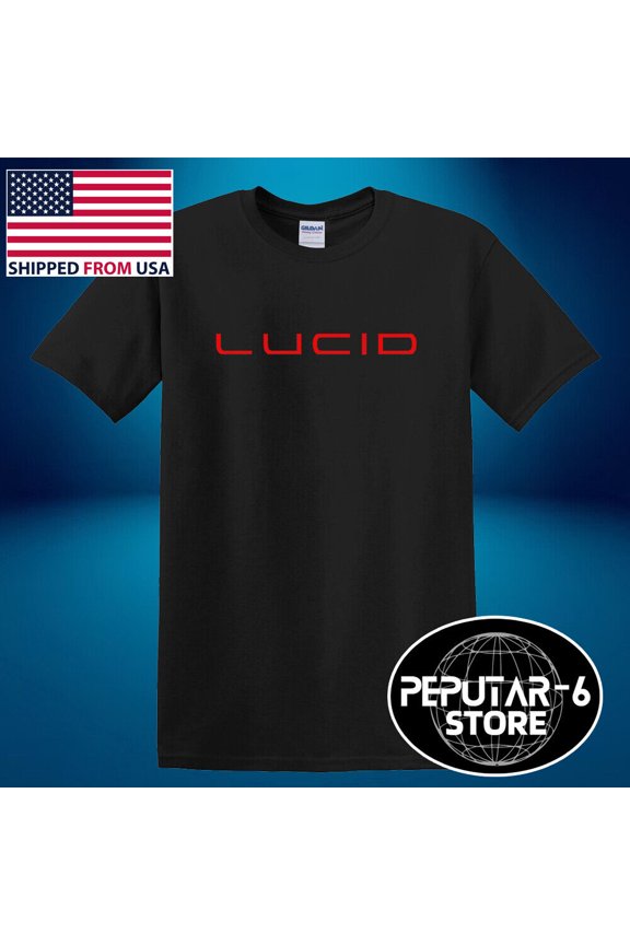 Lucid Electric Car Men's Black Size S-3XL