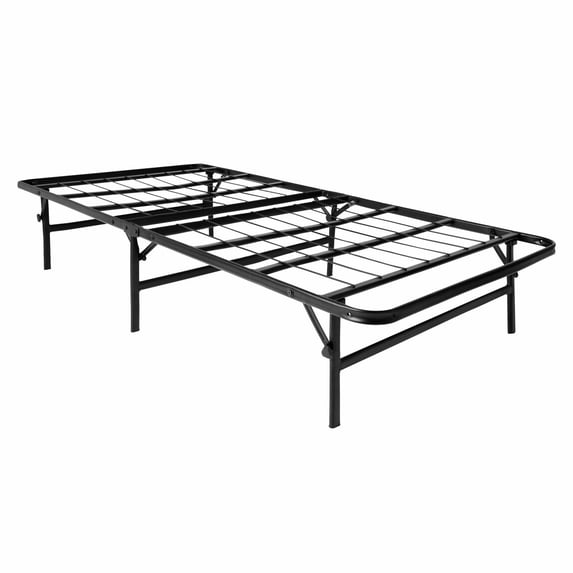 Lucid Foldable Metal Platform Bed Frame and Mattress Foundation