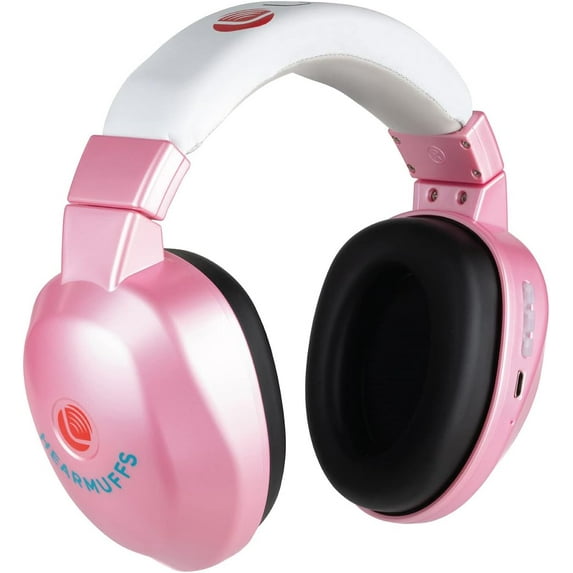 Lucid Hearing - Bluetooth HearMuffs for Infant/Toddler - Hearing Protection for Infant/Toddler 0-4 Years Old - PINK