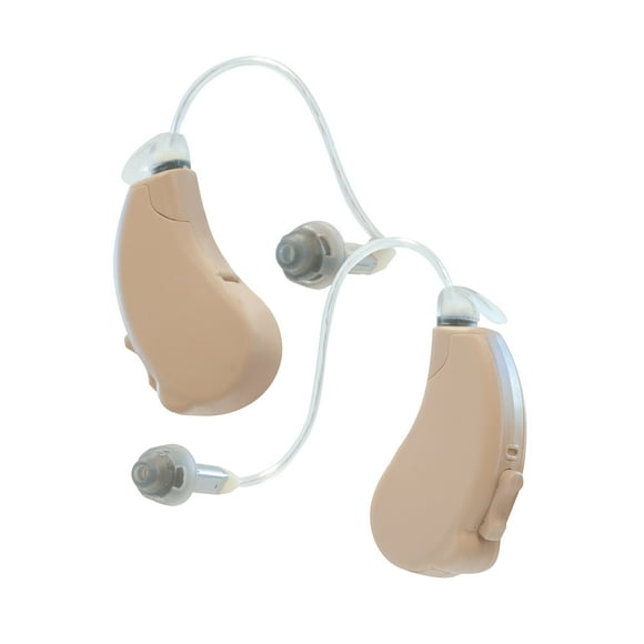 Lucid Hearing Engage BT Streaming OTC Hearing Aids (Compatible with iPhone, Beige)