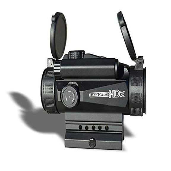 Lucid Optics Mid Sized Red Dot Sight HDx, 3 MOA Circle Dot Reticle, Matte Black