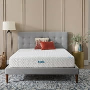Lucid Refresh 10" Dual-Layered Gel Memory Foam Mattress, Firm, Full