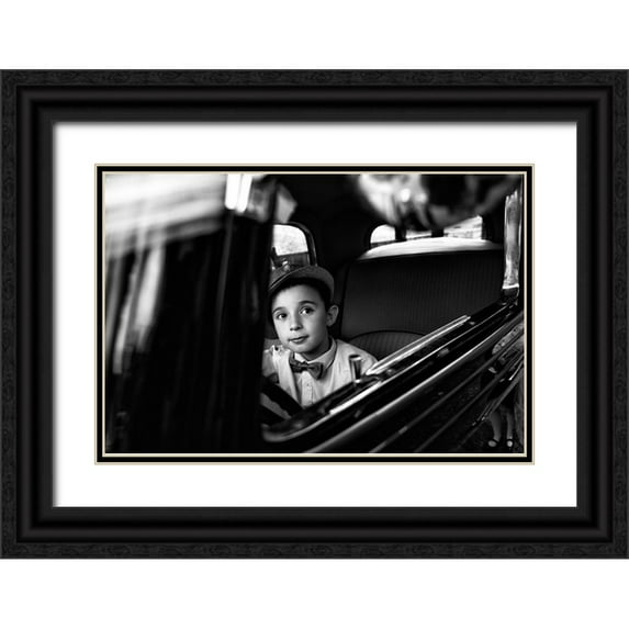 Lucidi, Riccardo 32x23 Black Ornate Wood Framed with Double Matting Museum Art Print Titled - Untitled