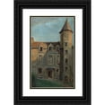 thumbnail image 1 of Lucie Dreux 16x24 Black Ornate Framed Double Matted Museum Art Print Titled: Tourelle in Gentilly, 1 of 5