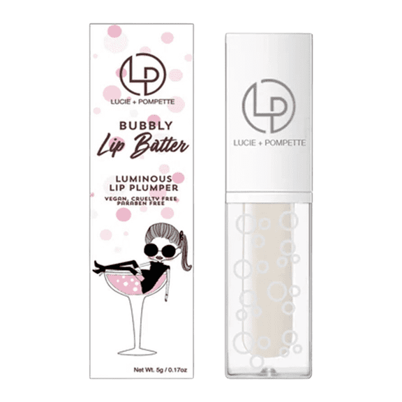 Lucie + Pompette Bubbly Lip Batter Luminous Lip Plumper - Illume (Clear)