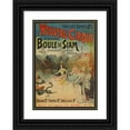 thumbnail image 1 of Lucien Lefèvre 11x14 Black Ornate Wood Framed Double Matted Museum Art Print Titled: Siam Boule (1894), 1 of 5