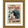 thumbnail image 1 of Lucien Lefèvre 11x14 Gold Ornate Wood Frame and Double Matted Museum Art Print Titled - This De Haine (1891), 1 of 4