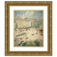 thumbnail image 1 of Lucien Lièvre 20x24 Gold Ornate Framed and Double Matted Museum Art Print Titled - Place Pigalle (1932), 1 of 4