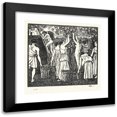 thumbnail image 1 of Lucien Pissarro 20x20 Black Modern Framed Museum Art Print Titled - De Wijn Harvest (1899), 1 of 5